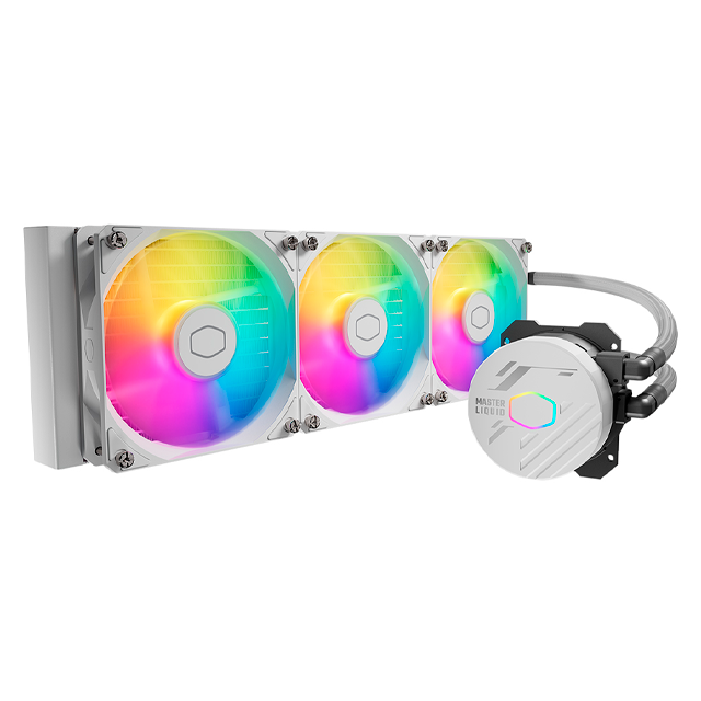 Cooler CPU Watercooler Cooler Master 360L CORE II White ARGB LGA1200/LGA1700/LGA1851/AM4/AM5