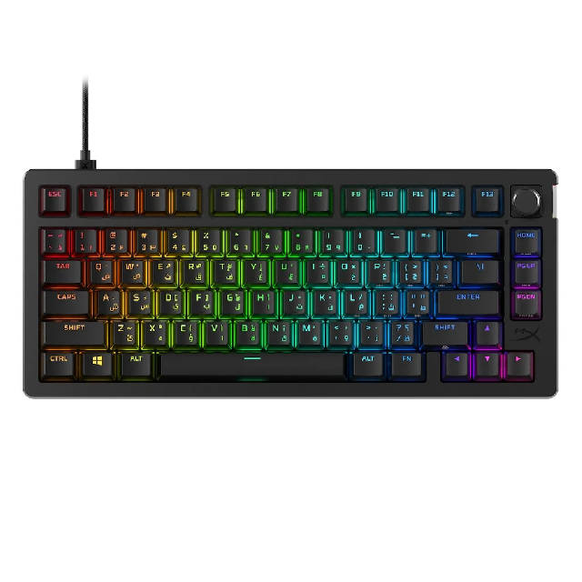 Teclado HyperX Alloy Rise 75 RGB Mecánico Switch Hyperx Red