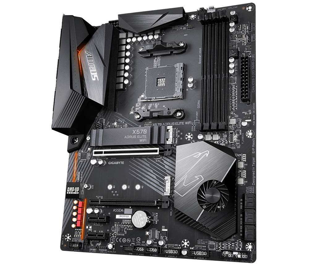 OUTLET Mother GIGABYTE X570 AORUS ELITE WIFI (2DA/3ERA/4TA/5TA GEN)
