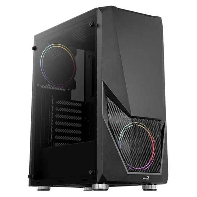 Gabinete Aerocool Zauron Vidrio Templado 2x12cm FRGB