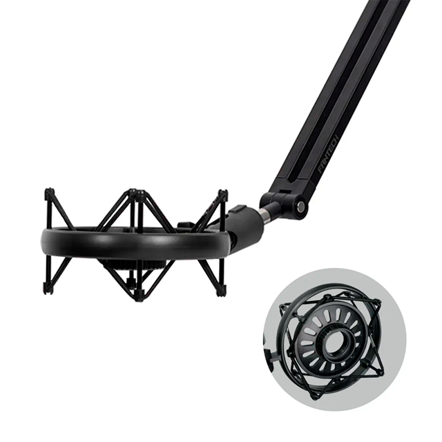 Soporte Microfono Fantech AC902s Black Boom Arm C-Clamp Shock Mount