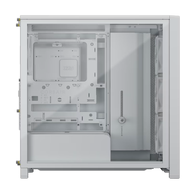 Gabinete Corsair 4000D FRAME Wood RS White Oak ARGB 4x120mm