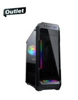 OUTLET Gabinete Cougar MX331-T Templado Iluminación Frontal 1x12cm ARGB