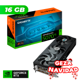 NAVIDAD Placa de Video Gigabyte NVIDIA GeForce RTX 5070 TI EAGLE OC SFF 16Gb GDDR7