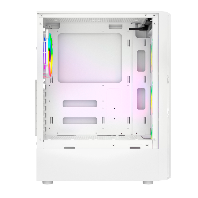 Gabinete Sentey Hunter White Templado 4x12cm ARGB