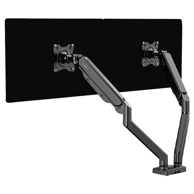 Soporte Monitor Fantech ProMount MBD1 Black a Gas Doble Brazo Hasta 32'' VESA
