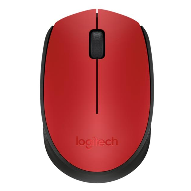 Mouse Logitech M170 Red Wireless Inalámbrico USB