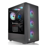 Gabinete Thermaltake S200 Templado Black ARGB 3x12cm