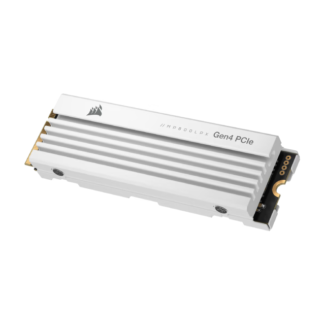 Disco SSD M2 Corsair 1Tb MP600 PRO LPX White 7100MB/s NVME PCIe Gen 4.0 x4 (PC/PS5)