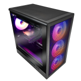 Gabinete Sentey M25 Mantis Black Mesh Templado 4x12cm ARGB