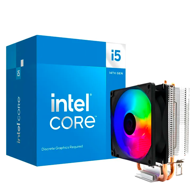 MICRO INTEL CORE I5 14400F 4.7GHZ (14VA GEN) LGA1700 + COOLER RAPTOR CRYO