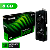 Placa de Video Palit NVIDIA GeForce RTX 5060 TI DUAL 8GB GDDR7
