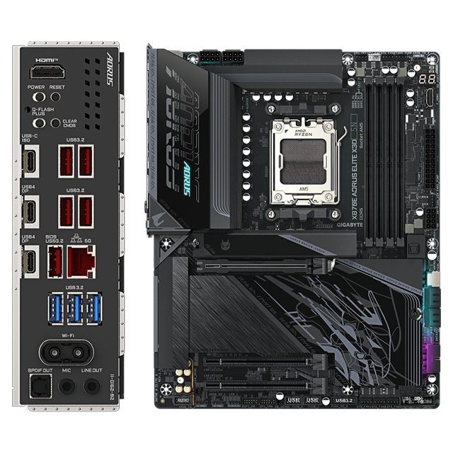 Mother Gigabyte X870E AORUS ELITE X3D AM5