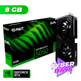 CYBER DAYS Placa de Video Palit NVIDIA GeForce RTX 5050 DUAL 8GB GDDR6