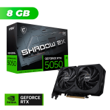 Placa de Video MSI NVIDIA GeForce RTX 5050 SHADOW 2X OC 8Gb GDDR7