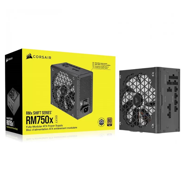 Fuente Corsair RM750X 750W SHIFT Full Modular 80 Plus Gold