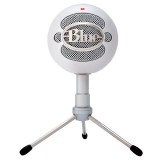MICRÓFONO LOGITECH BLUE SNOWBALL ICE WHITE P/STREAMING PC