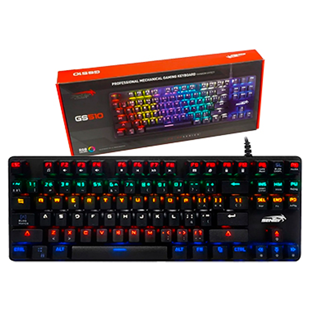 Teclado Sentey GS-510 RGB Mecánico Switch MX Red Outemu