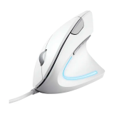 Mouse Trust Verto Ergo Vertical White USB Ergonómico 1600 DPI