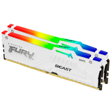 Memoria Ram Kingston 32GB (2x16GB) DDR5 6000MHz Fury Beast RGB White
