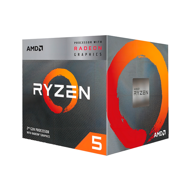 Micro AMD Ryzen 5 3400G - 4 Núcleos / 8 Threads + Radeon AM4