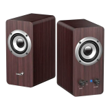 Parlantes Genius SP-HF400 Dark Brown 3.5mm 10 Watts
