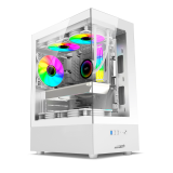 Gabinete Sentey H10 6100 White Templado 5x12cm ARGB
