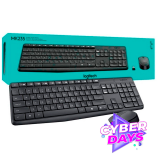 CYBER DAYS Kit Teclado y Mouse Logitech MK235 Inalámbrico Wireless