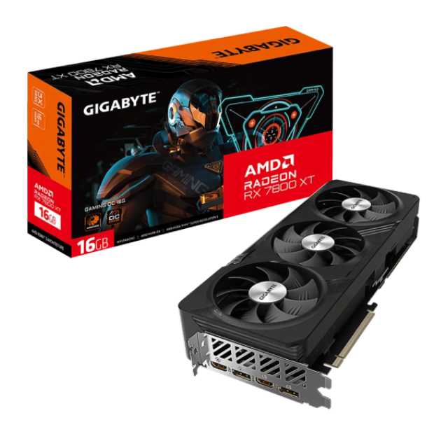 Placa de Video Gigabyte Radeon RX 7800 XT GAMING OC 16Gb GDDR6