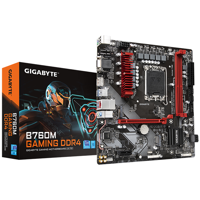 Mother Gigabyte B760M GAMING DDR4 (12/13/14va Gen) LGA1700