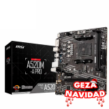 NAVIDAD Mother MSI A520M-A PRO AM4 (3ERA/4TA/5TA GEN)