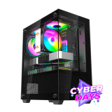 CYBER DAYS Gabinete Raptor Nova Prime Templado 3x120mm RGB