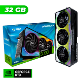 Placa de Video Palit NVIDIA GeForce RTX 5090 GAMEROCK OC 32GB GDDR7 + Resident Evil Requiem Bundle