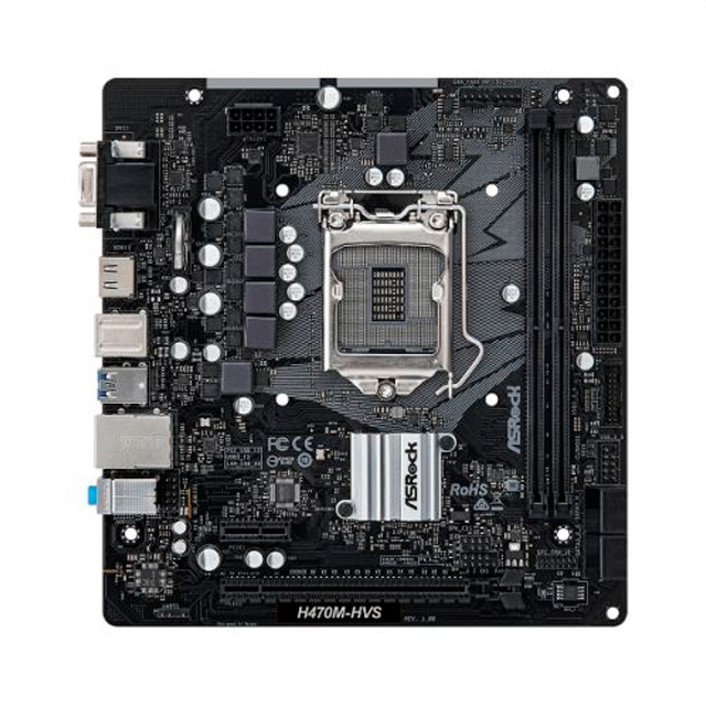 Mother AsRock H470M-HVS DDR4 (10ma Gen) LGA1200