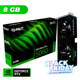 BLACK FRIDAY PLACA DE VIDEO PALIT NVIDIA GEFORCE RTX 5060 DUAL 8GB GDDR7