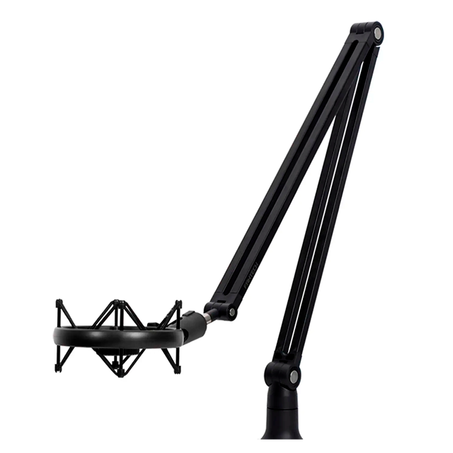 SOPORTE MICROFONO FANTECH AC902S BLACK BOOM ARM C-CLAMP SHOCK MOUNT