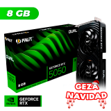 NAVIDAD Placa de Video Palit NVIDIA GeForce RTX 5050 DUAL 8GB GDDR6
