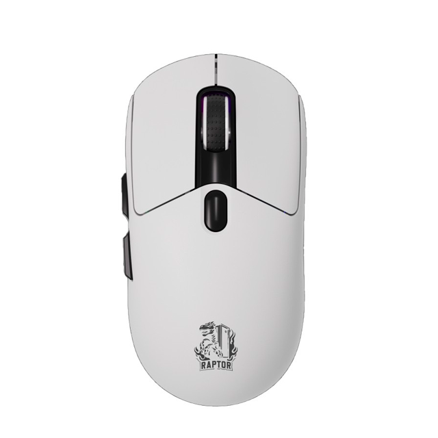 Mouse Raptor Storm Grip Wireless 7 botones 24000dpi RGB White