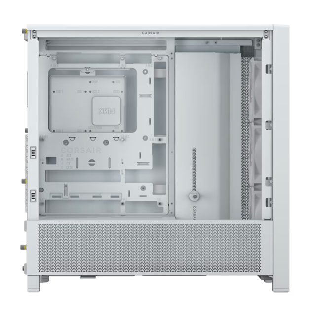 Gabinete Corsair 4000D FRAME RS White 3x120mm