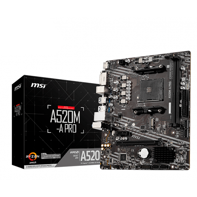 Mother MSI A520M-A PRO AM4 (3ERA/4TA/5TA GEN)