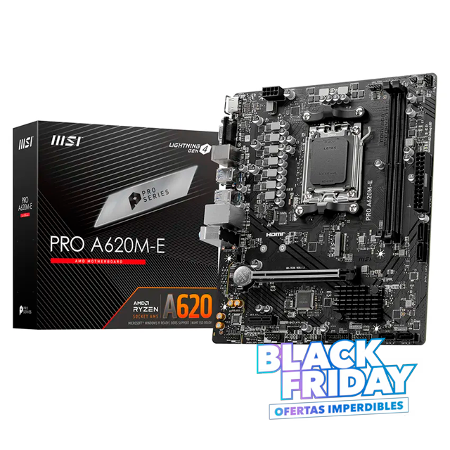 BLACK FRIDAY Mother MSI PRO A620M-E DDR5 AM5
