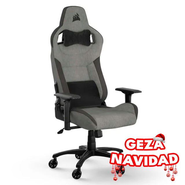NAVIDAD Silla Gamer Corsair T3 Rush Gris/Carbon 2023