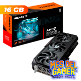 MES GAMER Placa de Video Gigabyte Radeon RX 9070 XT GAMING OC 16Gb GDDR6