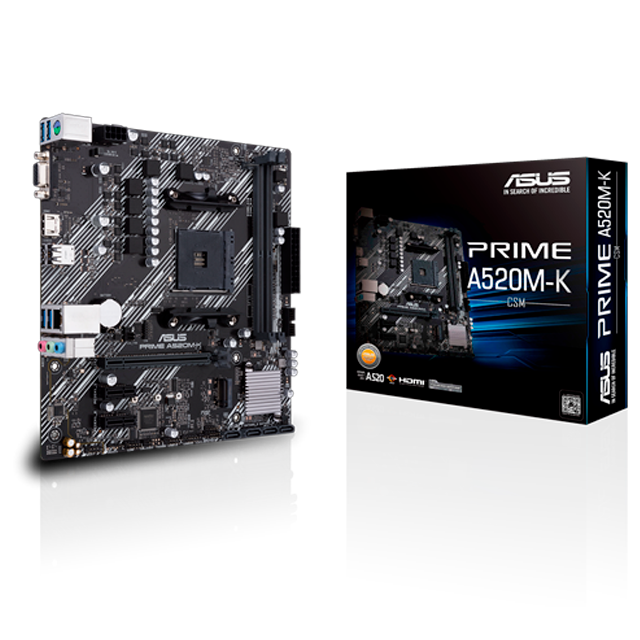 Mother ASUS PRIME A520M-K CSM AM4 (3ERA/4TA/5TA GEN)