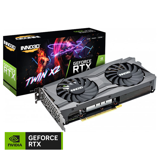 Placa de Video Inno3D NVIDIA GeForce RTX 3060 TwinX2 12GB GDDR6 LHR