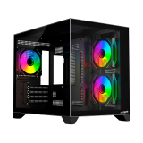 Gabinete Sentey A20 PWM Black Templado 3x12Cm ARGB