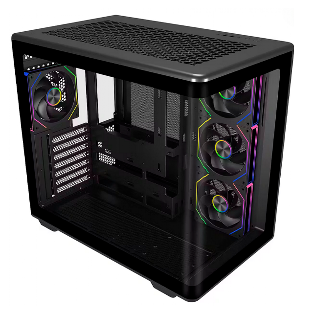 Gabinete Cooler Master 600 Elite Black Templado USB-C 4x120mm ARGB