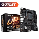 OUTLET MOTHER GIGABYTE A520M S2H AM4 (3ERA/4TA/5TA GEN)