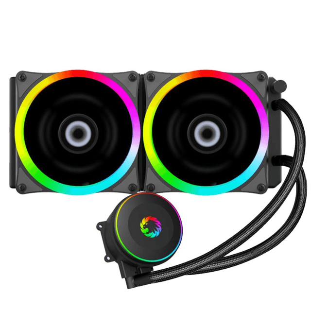 Cooler CPU Water Cooling Gamemax Iceberg 240mm Rainbow Intel/AMD