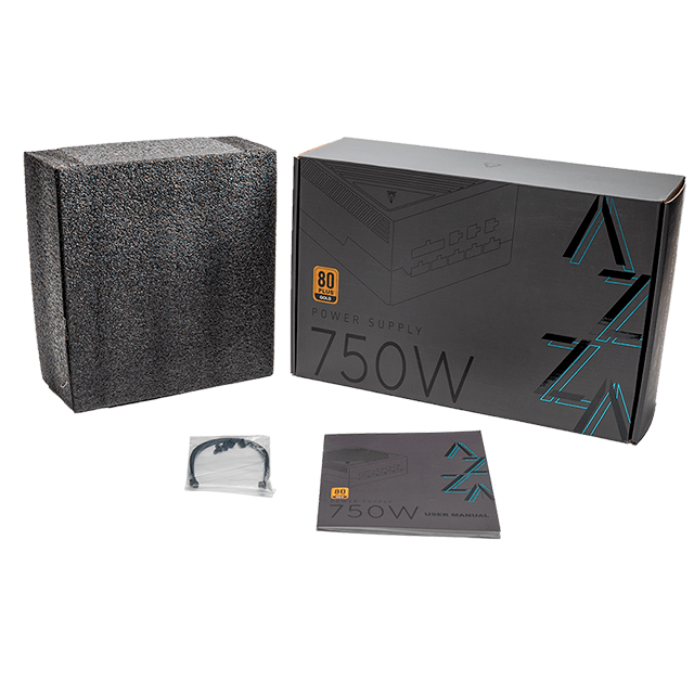 Fuente AZZA 750W 80 Plus Gold Full Modular